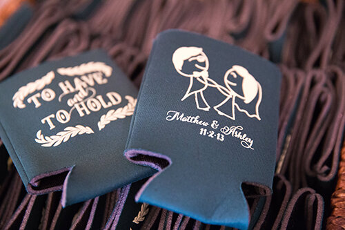 Personalized Wedding Koozies