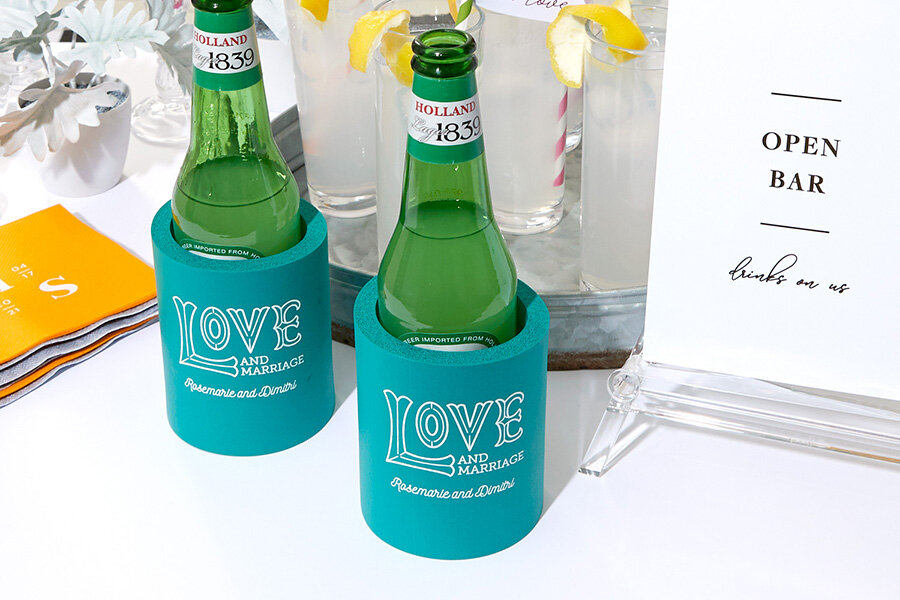 wedding can cooler