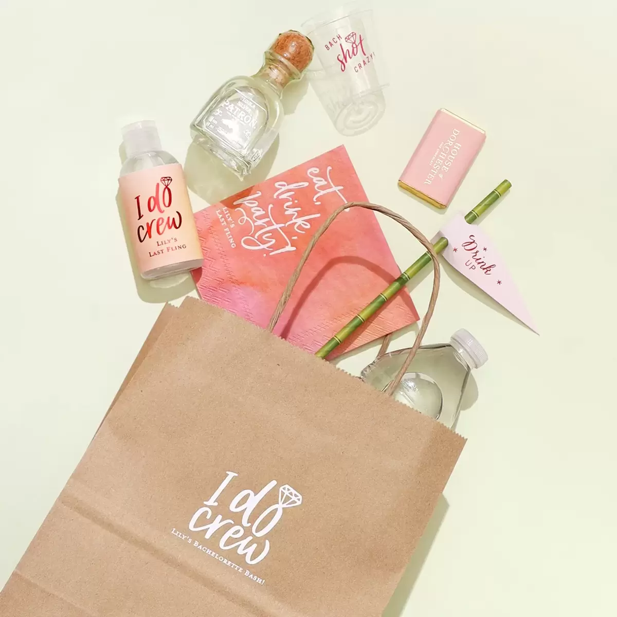 bachelorette party weekend welcome bags are easy with FYP