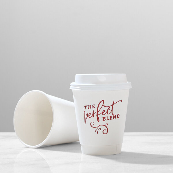 8 oz Paper Hot Cup with Lid