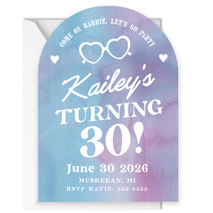 Meet ForYourParty's new popular Barbie Birthday Invitation that is designed especially for you. Invite your closest ones in style and enjoy the rest of your party with smile on your face!