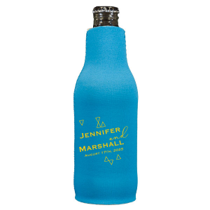 Our beautiful custom Light Gray Round Can Cooler with Matte Cobalt Ink Cup Ink Colors can be personalized to match your party's exact theme and tempo.