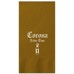 Personalized Super Gold Cocktail Napkin with Matte White Foil has a Beer Bottle graphic and is good for use in Drinks, St. Patricks Day, Birthday themed parties and can't be beat. Showcase your style in every detail of your party's theme!