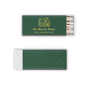 Illustrated House Matches are the perfect way to add a unique touch to your home decor. With their one-of-a-kind design, these matches are sure to become a conversation piece at your next gathering.

Looking to have a sketch made of a specific home?  Email us a picture of the house at customerservice@foryourparty.com and we will reply with a quote for our design services