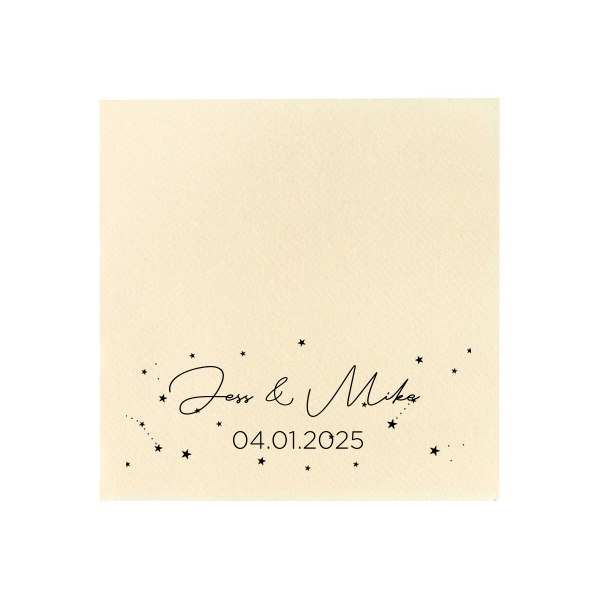 Our custom Sand Luncheon Napkin has a Star Pattern graphic and is good for use in Patriotic, Trendy themed parties and can't be beat. Showcase your style in every detail of your party's theme!