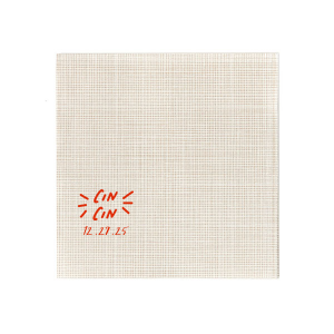 The Pasta Party Cin Cin Napkin adds a touch of Italian flair to your next event. Whether you're hosting a family gathering, festive get-together with friends or pasta party rehearsal dinner, this  napkin is a fun and memorable addition that pairs well with good food, great company, and plenty of toasting. 