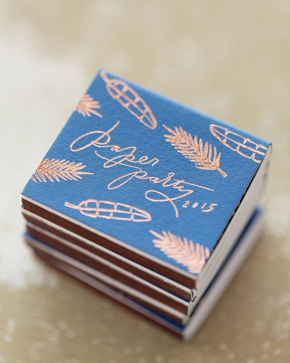 Custom Matches for Personalized Party Favors