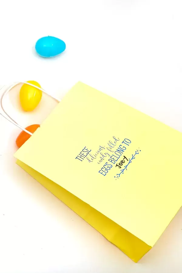 personalize your Easter egg hunt bags this year with For Your Party