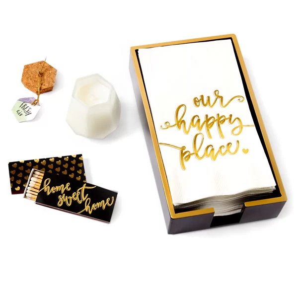 Our Happy Place in holder