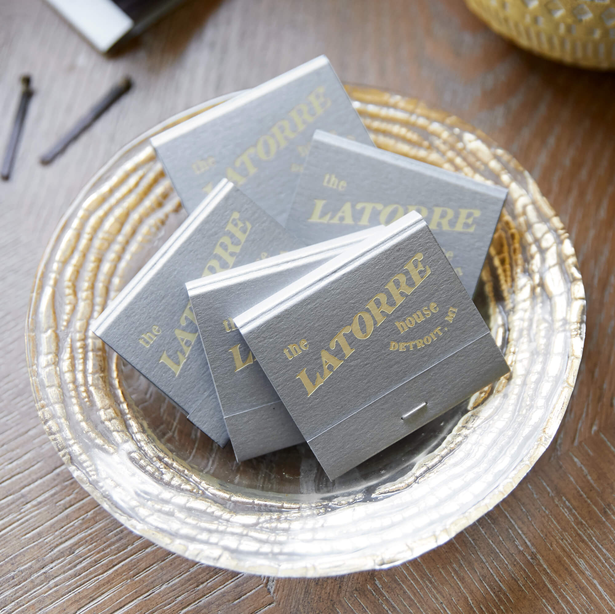 Bold Family Name House Matchbook