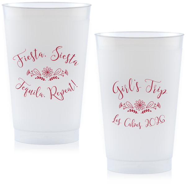 Our beautiful custom 12 oz Frosted Plastic Cup with Matte Lipstick Red Ink Colors has a Sunflower Floral graphic and a a sassy saying and will add that special attention to detail that cannot be overlooked.