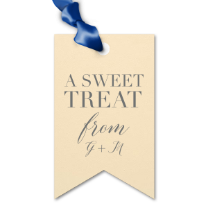 Our custom Stardream Rose Gold Diamond Gift Tag with Satin Teal / Peacock Foil will make your guests swoon. Personalize your party's theme today.