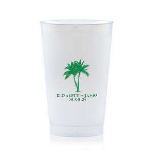 The Romantic Beach Vibes Cup is sure to turn your next party event into a summertime smash! Available in your choice of ink printed colors and customizable text, the party cup is easy to make your own.