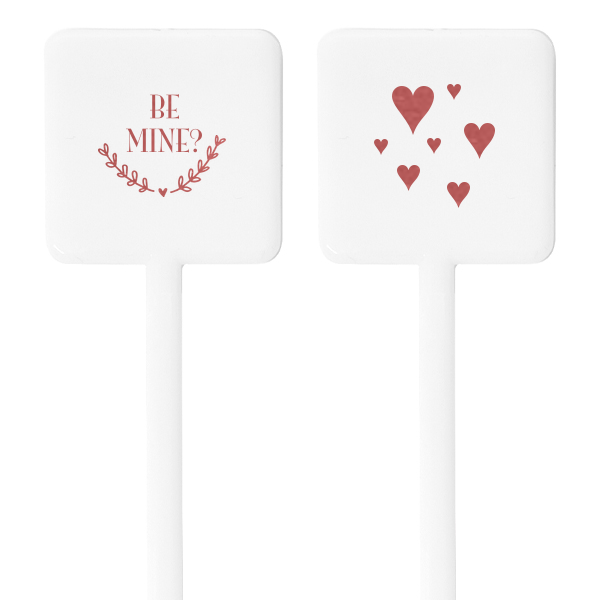 Be Mine? Heart Stir Stick