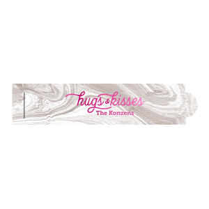 Custom Marble Taupe Party Pocket with Shiny Fuchsia Foil are a must-have for your next event—whatever the celebration!