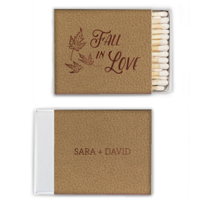 Fall In Love Leaves Matchbox