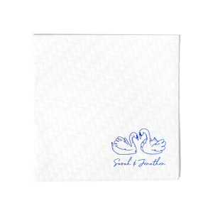 Pair your next momentous life event with the Swan Lovers Napkin. Customize the design with your choice of napkin style and color to best match your party vibe. Perfect for weddings, anniversaries, engagements or any other special ocassion!