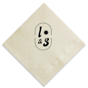 The Destination Mexico Initials Napkin will bring joy and match everyone's vibe. Decorate in style and party like never before, leave unforgettable moments behind!
