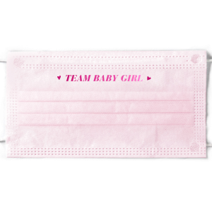 Team Baby Girl Face Mask