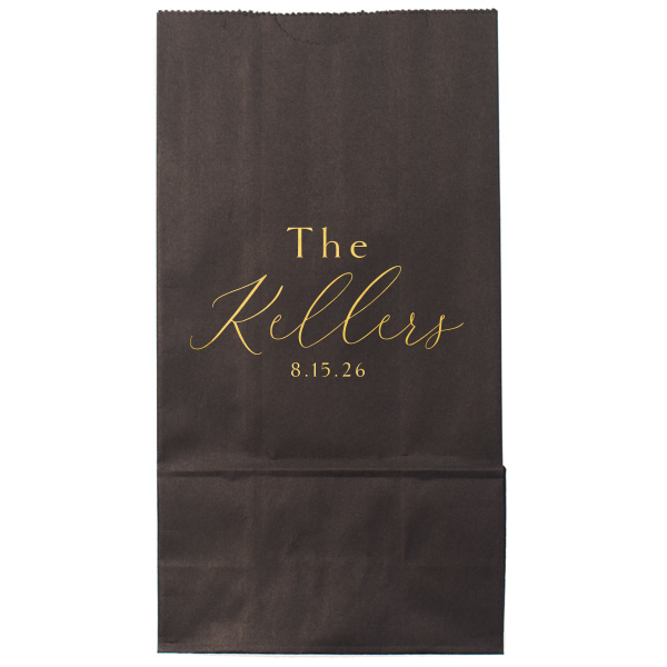 ForYourParty's chic Pink Goodie Bag with Shiny Poppy Foil will look fabulous with your unique touch. Your guests will agree!