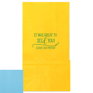 Send guests off with a clever twist using the Seed Gift Bag, where a punny 'SEEd' stands out in distinctive script. A stylish flourish adds charm below, with space to personalize a message that leaves a lasting impression of your event's creativity.