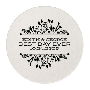 Best Day Ever Floral Coaster