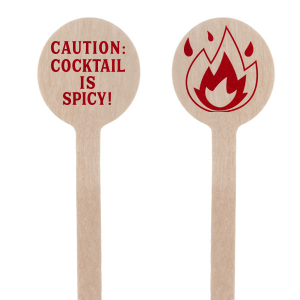 Our beautiful custom Shiny Convertible Red Round Stir Stick with Shiny Convertible Red Foil has a Fire graphic and is good for use in Southwestern themed parties and will look fabulous with your unique touch. Your guests will agree!
