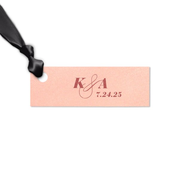 Our personalized Stardream White Heart Gift Tag with Shiny 18 Kt Gold Foil Color will impress guests like no other. Make this party unforgettable.