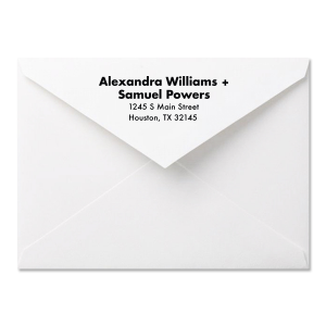 Block San Serif Invitation Envelope