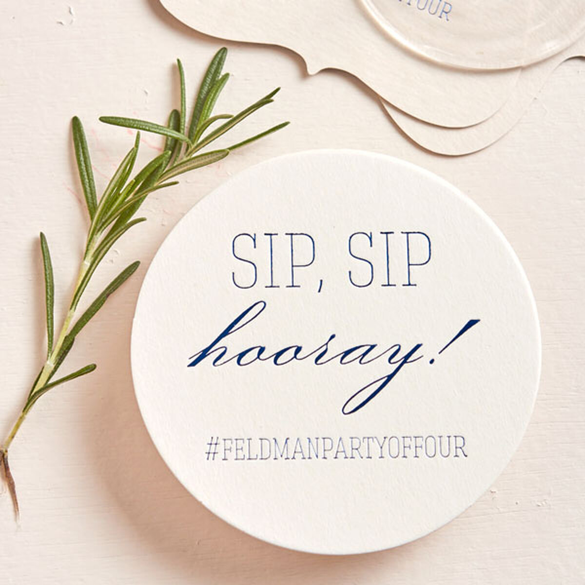 personalized wedding coasters