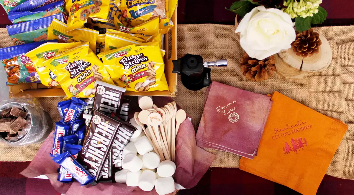 walking s'mores for an indoor s'more party