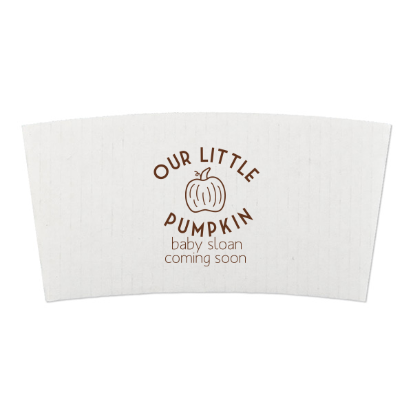 Our Little Pumpkin Coffee Sleeve