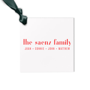Put your Family name, together with the family members on it and you are good to go! This would be a wonderful way to surprise your closest ones. They will love it! 