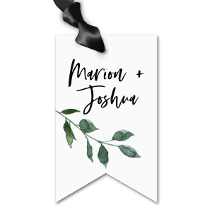 The ever-popular White Custom Photo Round Tag with Matte Black Ink Digital Print Colors will give your party the personalized touch every host desires.