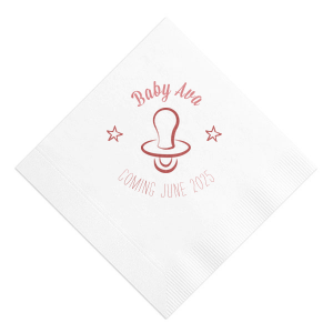 baby shower paper napkins