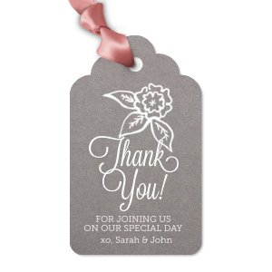 Our custom Natural Slate Luggage Gift Tag with Matte White Foil Color has a Marigold Accent graphic and is good for use in Accents themed parties and can be personalized to match your party's exact theme and tempo.