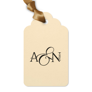 Our beautiful custom Natural Scarlet Diamond Gift Tag with Shiny 18 Kt Gold Foil are a must-have for your next event—whatever the celebration!