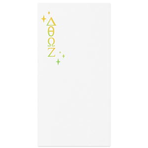 Step up your Greek Week game with our chic, custom napkins! Personalize with your sorority or fraternity letters for an elegant touch. Perfect for rush events, sorority giveaways, and toga parties. Each wipe becomes a statement of your Greek pride. Transform any gathering into an unforgettable celebration with these functional yet stylish keepsakes!