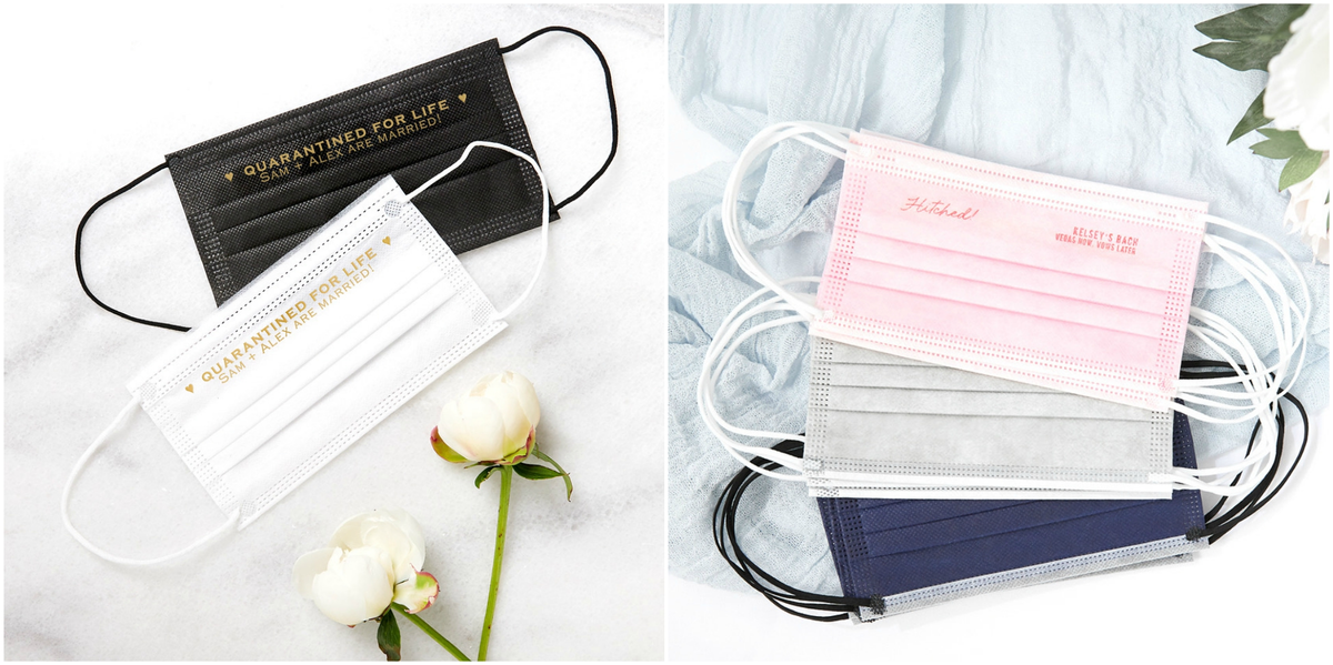 Client Favorites for Wedding Face Masks