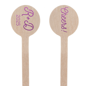 Personalized Drink Stirrers for Wedding