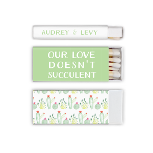 Our personalized White Classic Custom Photo Matchbox with Matte Sage Ink Digital Print Colors and Matte White Ink Digital Print Colors are a must-have for your next event—whatever the celebration!
