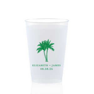 The Romantic Beach Vibes Cup is sure to turn your next party event into a summertime smash! Available in your choice of ink printed colors and customizable text, the party cup is easy to make your own.
