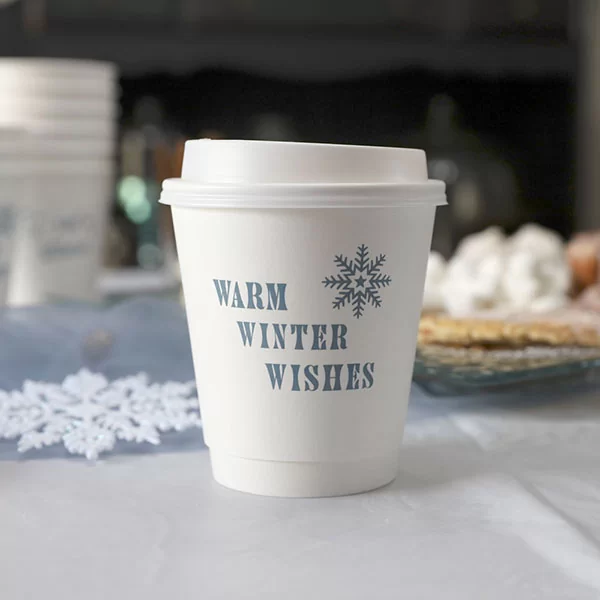Warm Winter Wishes Snowflake Cup
