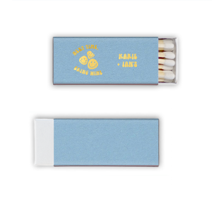 The Next Time Bring Wine Smilies Matches is a fun and cheeky design that is sure to bring a smile to your guests' faces. With its playful and whimsical design, this product is sure to be a hit at any event. Great for a house warming party to give your guests or to receive as a new home present! 