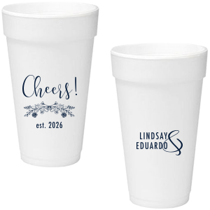 Our Cheers Garland Cup is good for use in Wedding, Floral themed parties and will add that special attention to detail that cannot be overlooked.