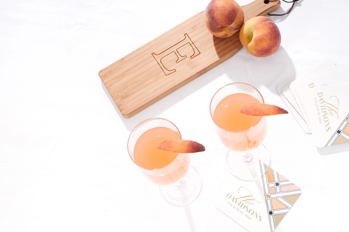 give mom a personalized wine cutting board for Mother's Day
