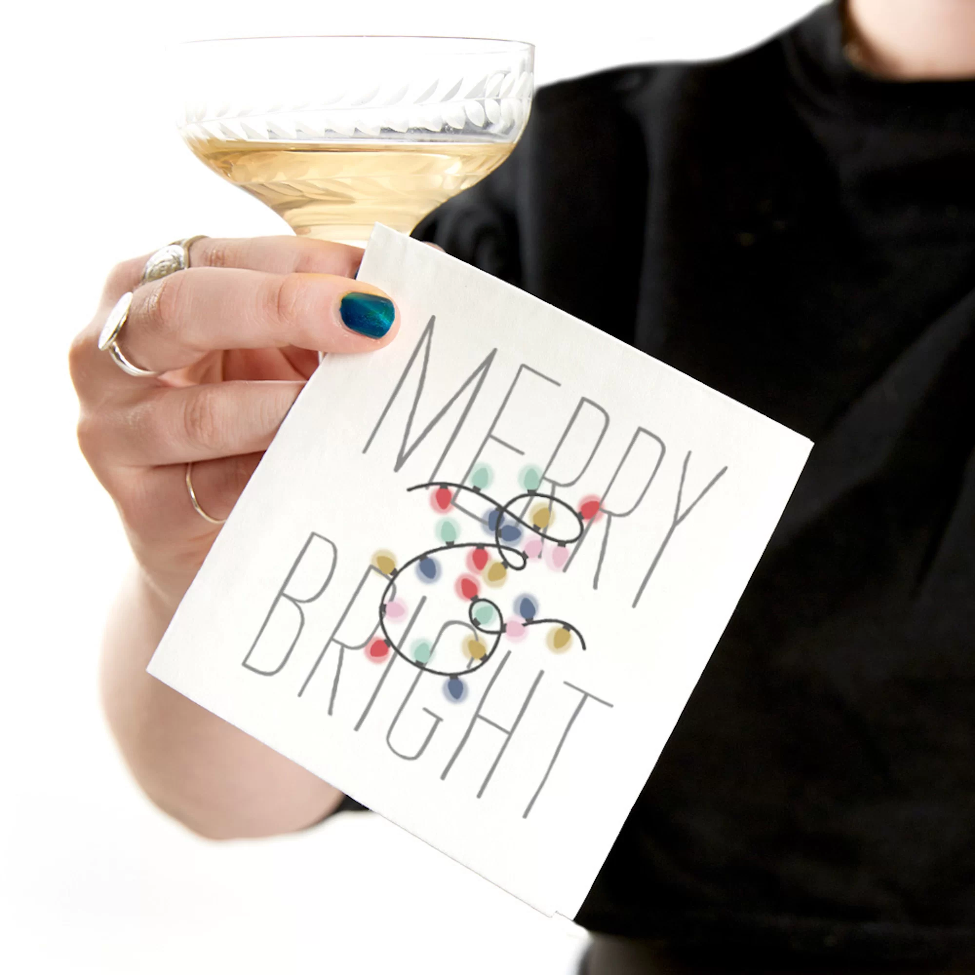 Merry & Bright Holiday napkin pack