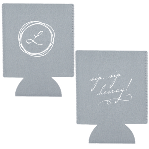 Modern Scribble Frame Can Cooler