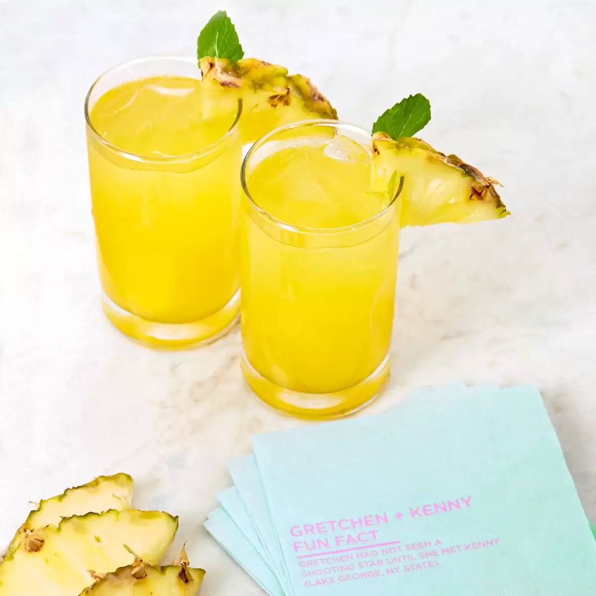 Pineapple Rum Punch cocktail recipe