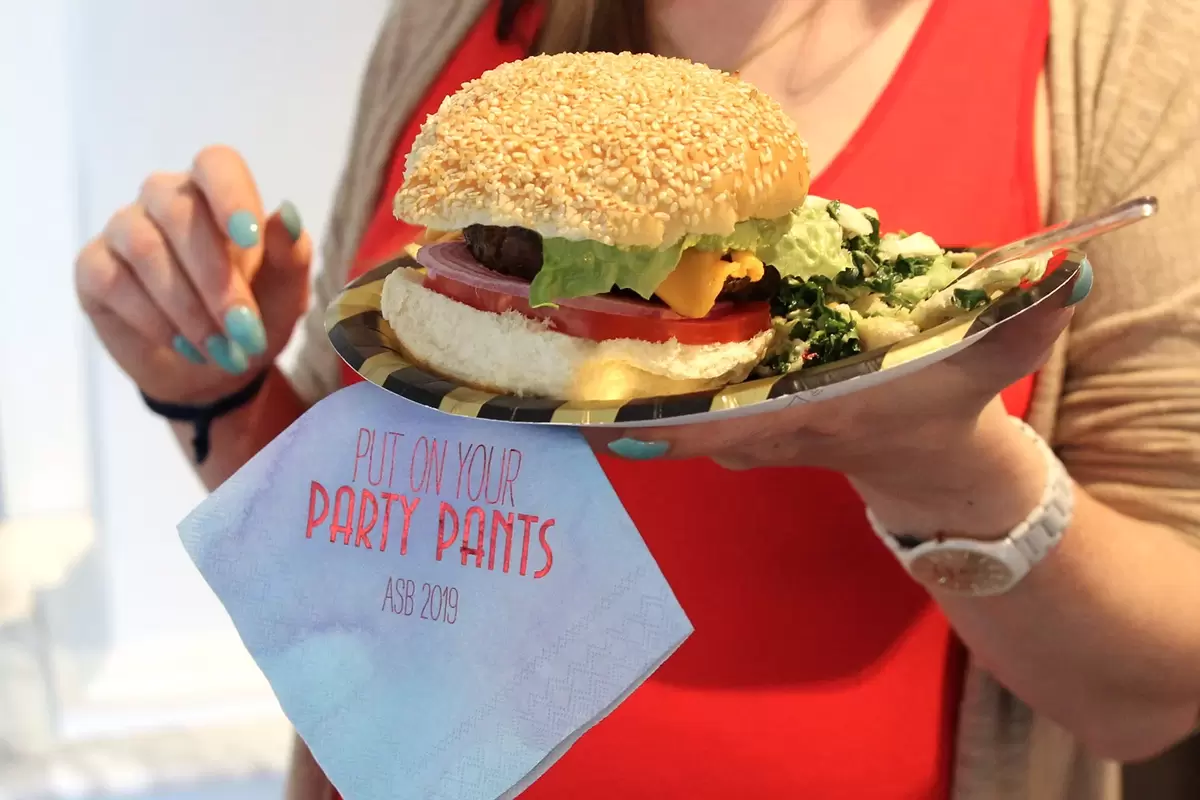 watercolor custom napkins for summer BBQ party